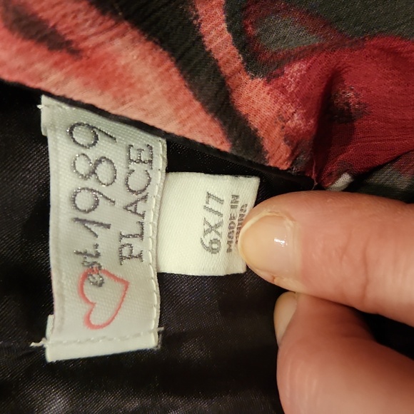 The Children's Place Floral Dress Size 6X/7 Pink/Purple - Picture 2 of 7